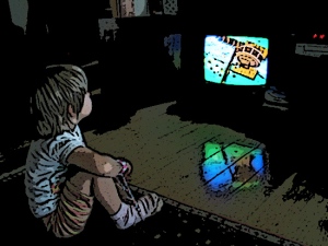 kid watching TV rev for blog